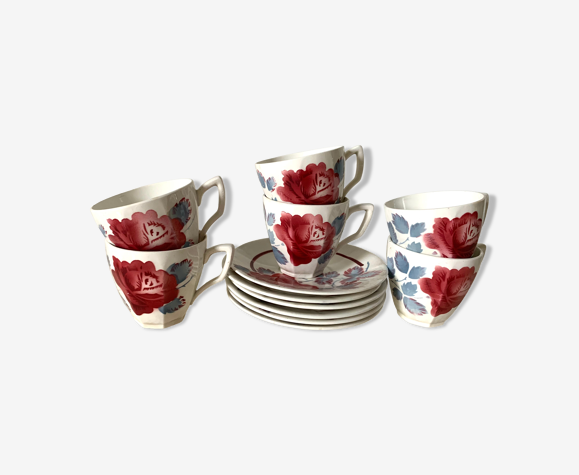 6 tasses à café Digoin