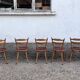 Bistro chair vintage Scandinavian brasserie colorful galette - 1950 1960