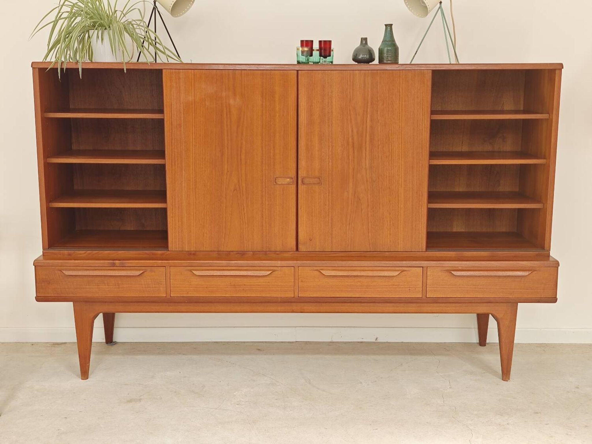 High enfilade by Johannes Andersen by Bordum & Nielsen, Samcom teak