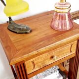 Low cabinet in blond cherry wood, Directoire style