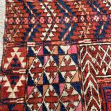 19th century Afghan Hatchlou tribal antique rug 131x140 cm