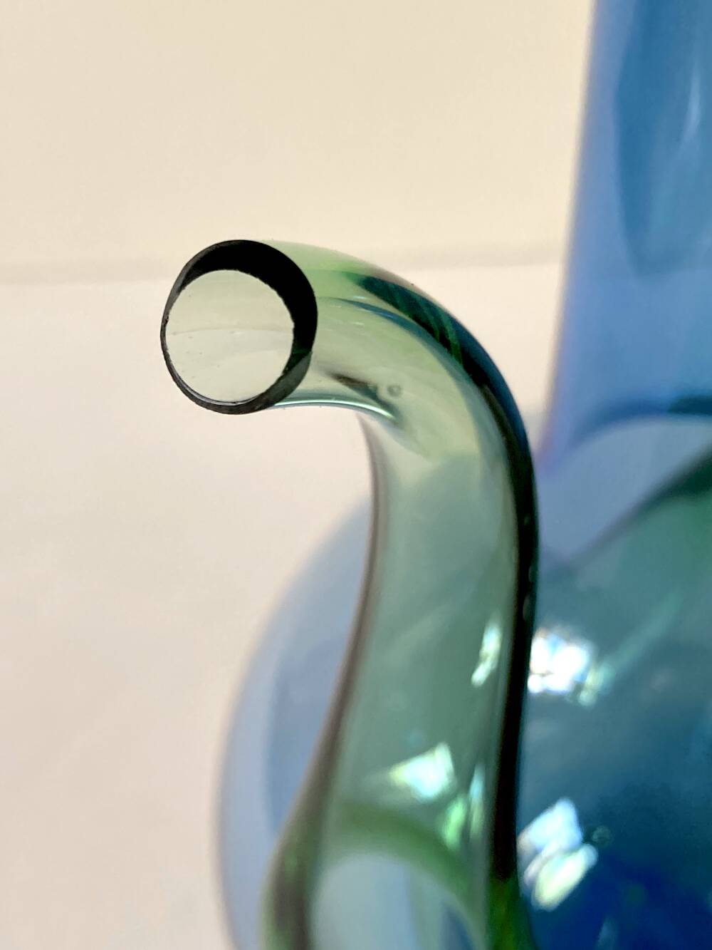 Chilling carafe with ice reservoir by J. Johansson for Orrefors