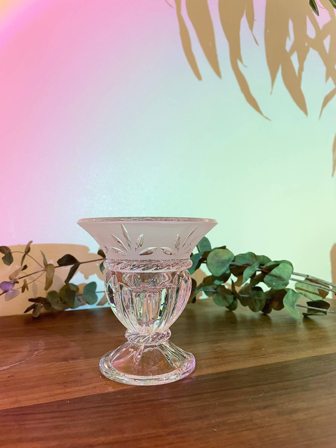 Arques crystal candle holder