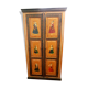 Armoire indienne artisanale peinte à la main