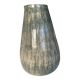 New green ceramic artisanal vase.