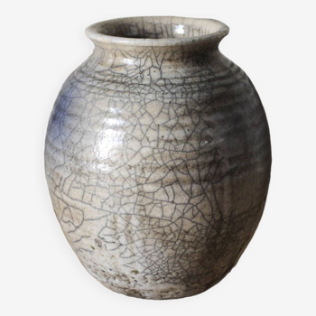 Raku vase