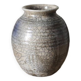 Vase en raku