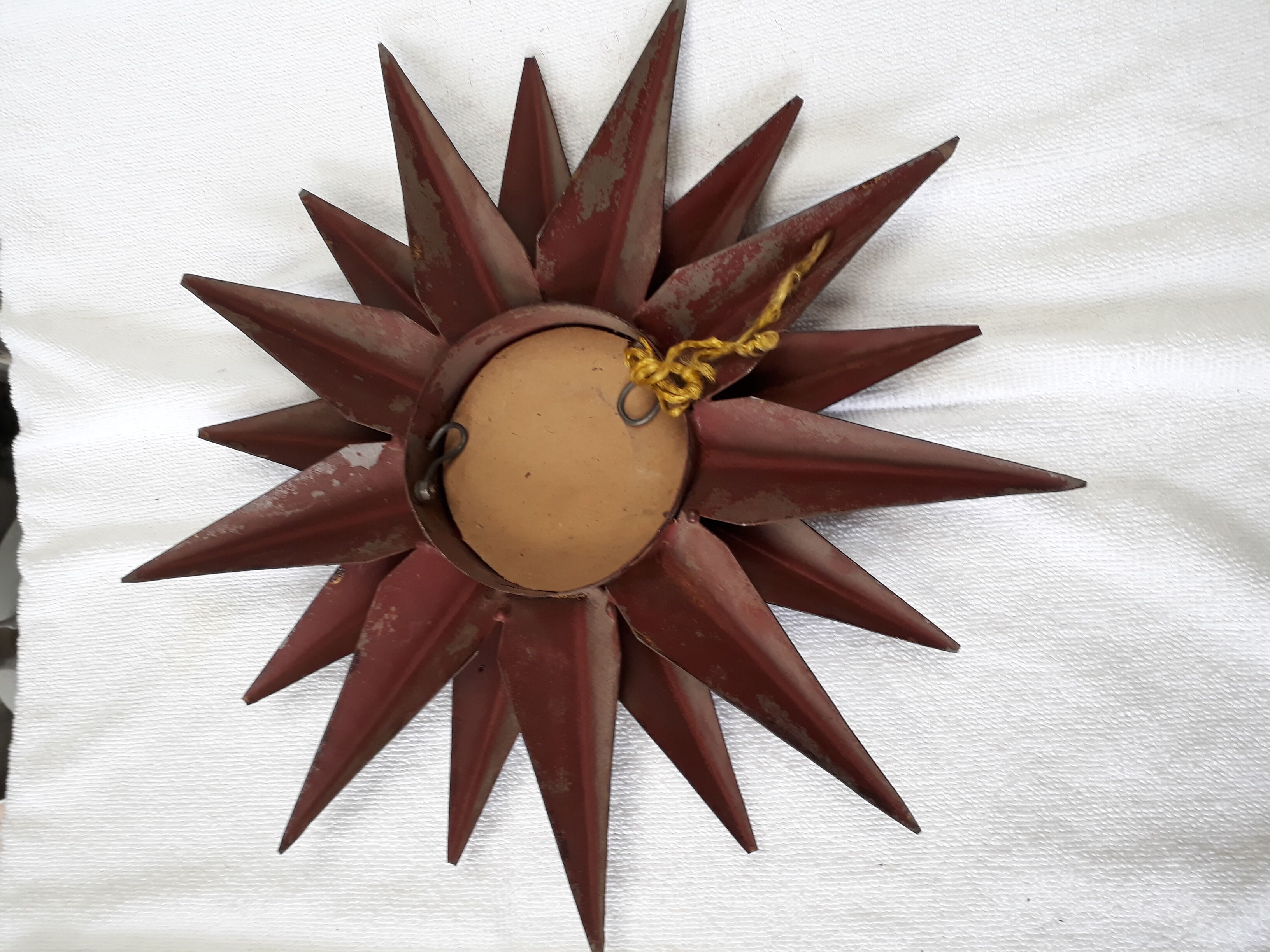 Sun 1960 vintage mirror 30x30cm