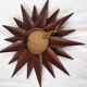 Sun 1960 vintage mirror 30x30cm