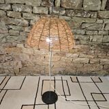 Vintage rope reading floor lamp 1970