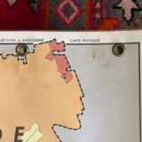 Pedagogical map 1972 Seine Saint Denis 93