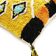 45x45 yellow coloured patterned cushion