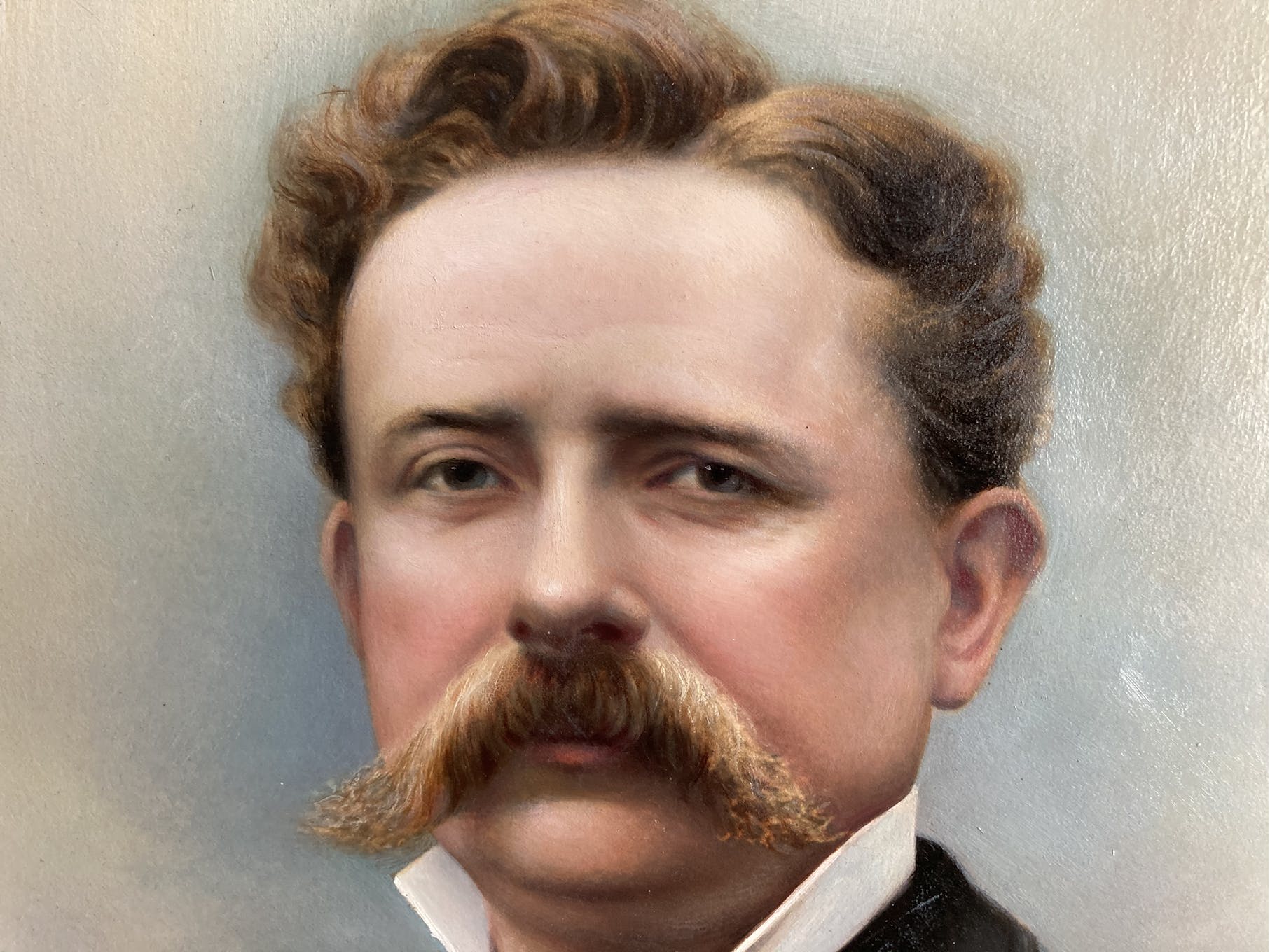 Old portrait painting