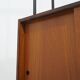 Modular bookcase with metal uprights by Amma Torino, 1960s