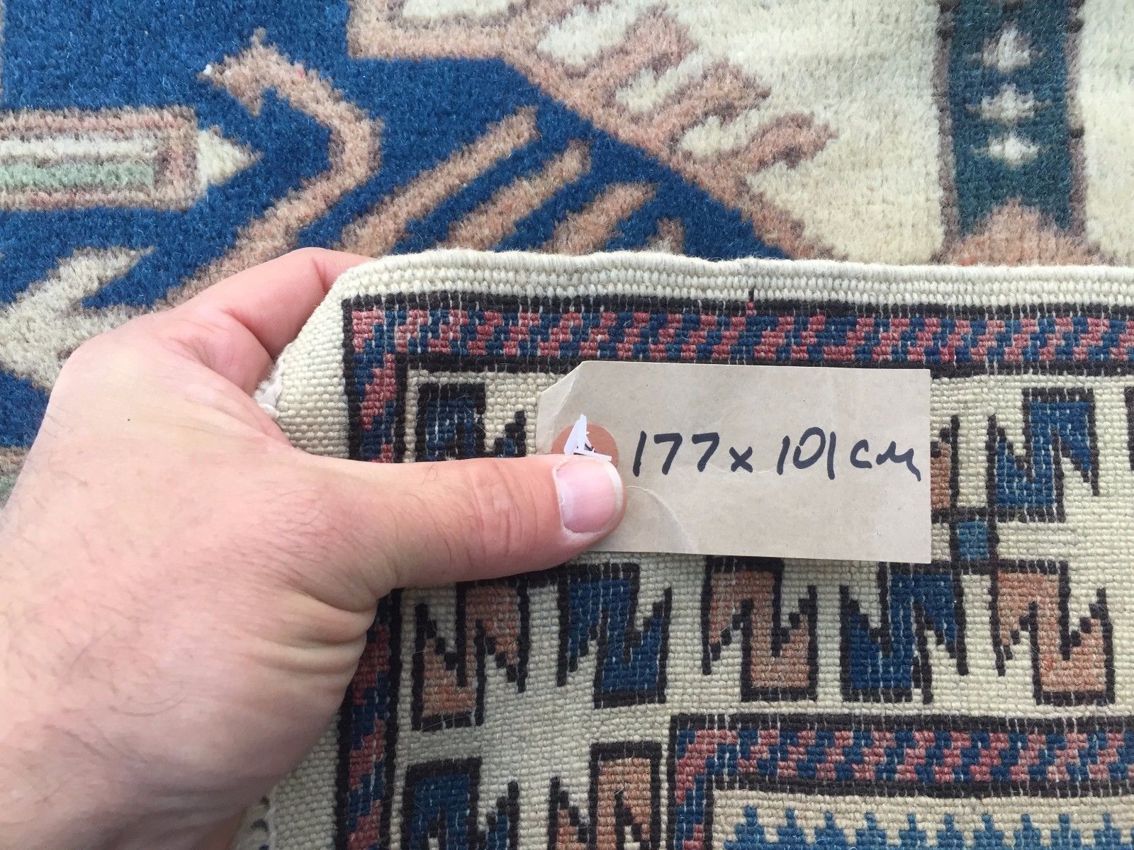 Shirvan Rug, Persian Turkish Tribal 177x101cm