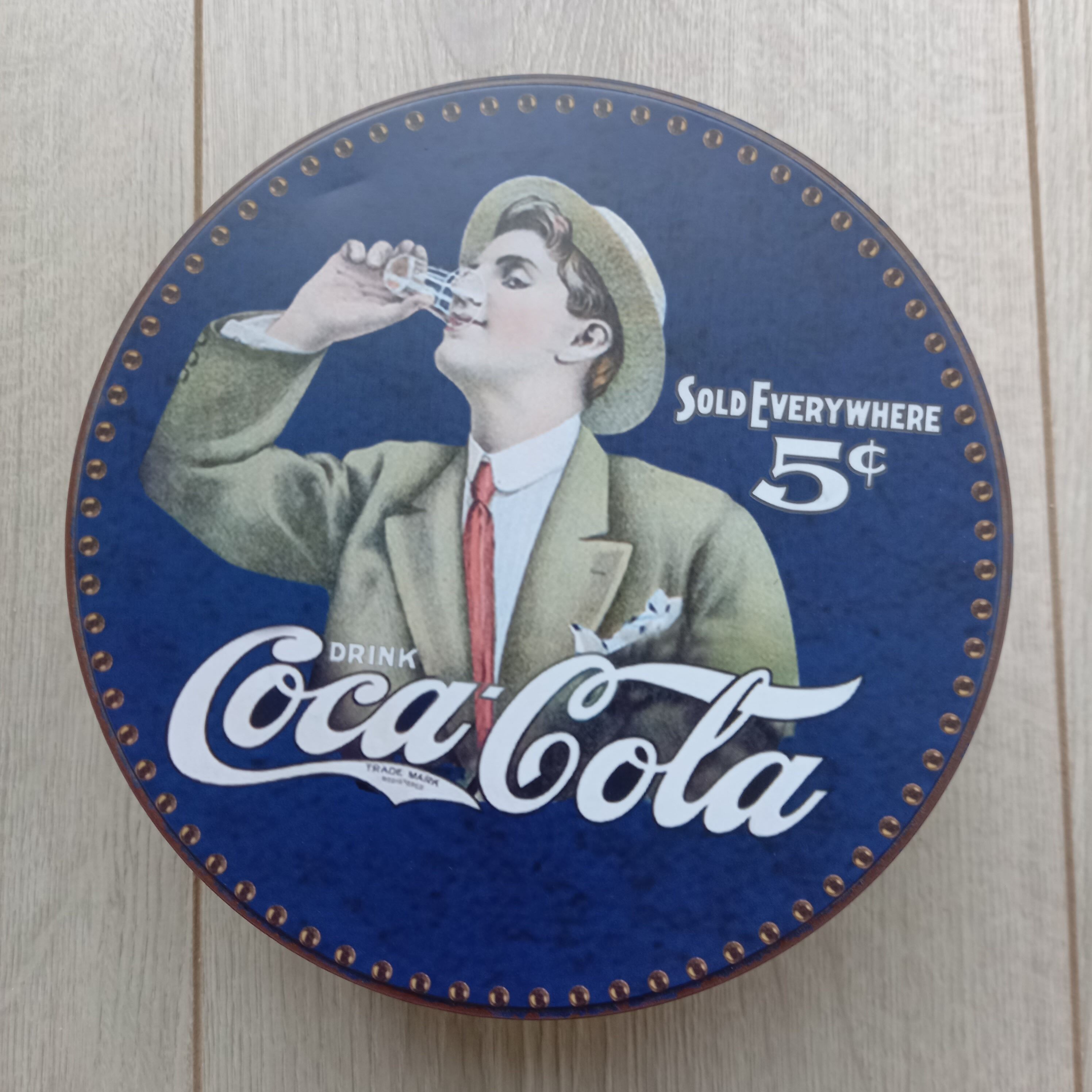 Vintage Coca Cola metal box