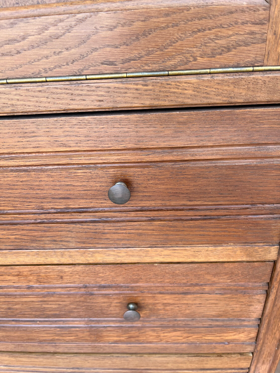 1950 oak administration cabinet