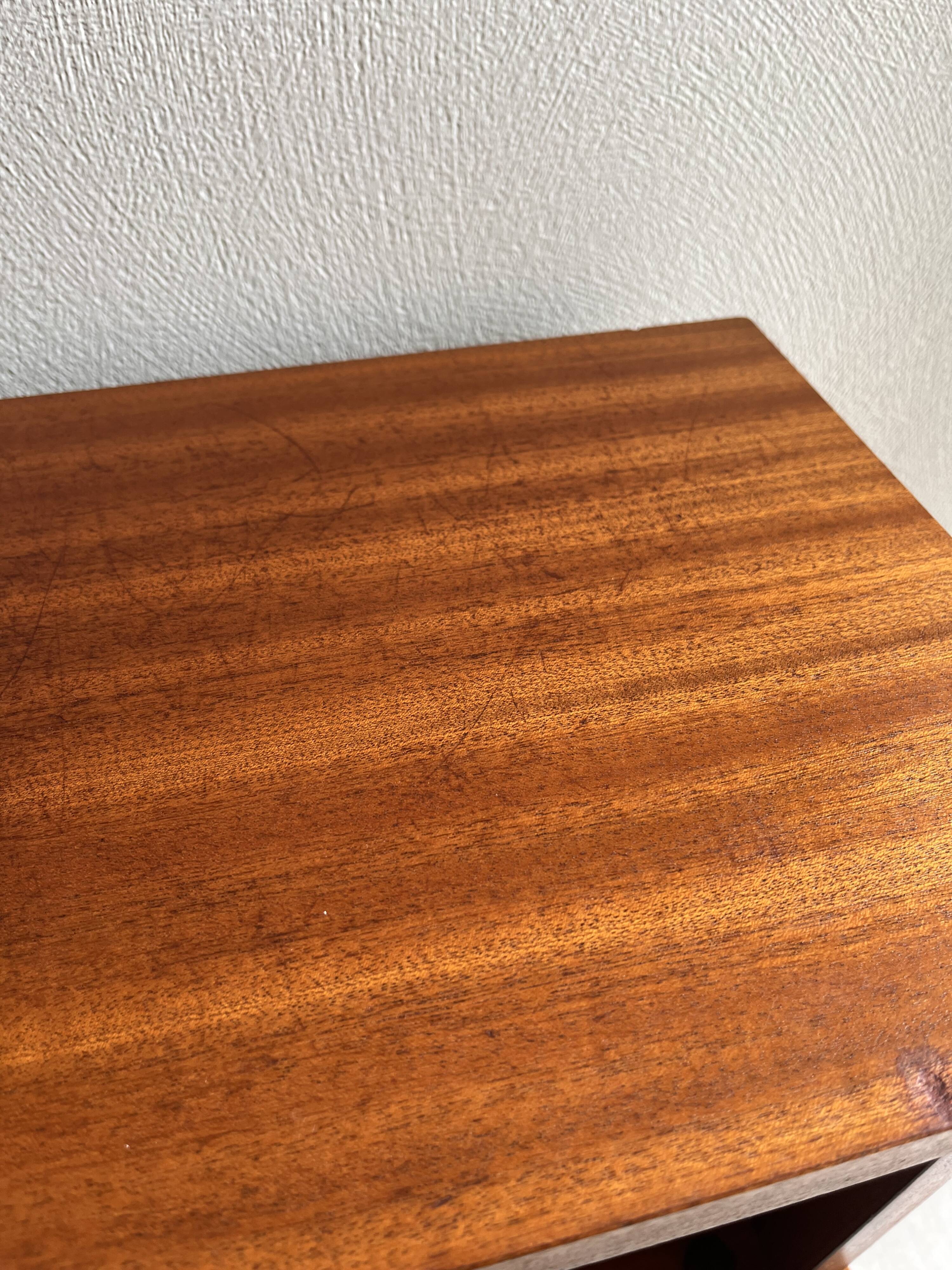 Bedside table vintage feet compass