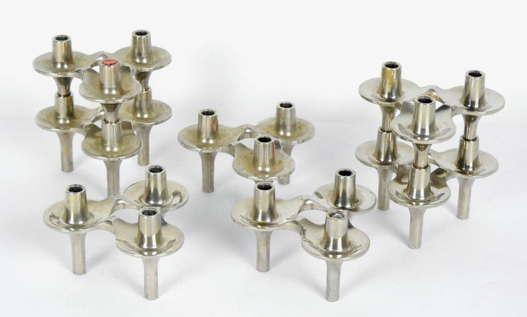 Set de 7 bougeoirs modulables Orion par Nagel BMF