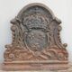 Fireplace contrecoeur 1720 with 3 crowned fleurs-de-lys