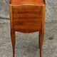 Pair of Louis XV style cherrywood bedside tables
