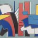 Alberto magnelli: blue composition - original lithograph