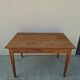 Rustic farmhouse table, antique, made in 1900 from solid oak, 1.12m.
