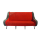 1950s bench in short velvet