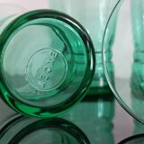 5 verres apéritifs vintage excel vert