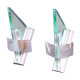 Late 20th Century Modern Triangular Sconces "Icaro" by Carlo Forcolini, for Artemide, Italy - a Pair