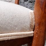 Pair of flying chairs with upholstered seat