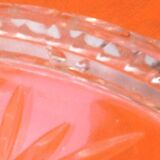 1950s cup / fruit basket in the style of the jonzac model from baccarat