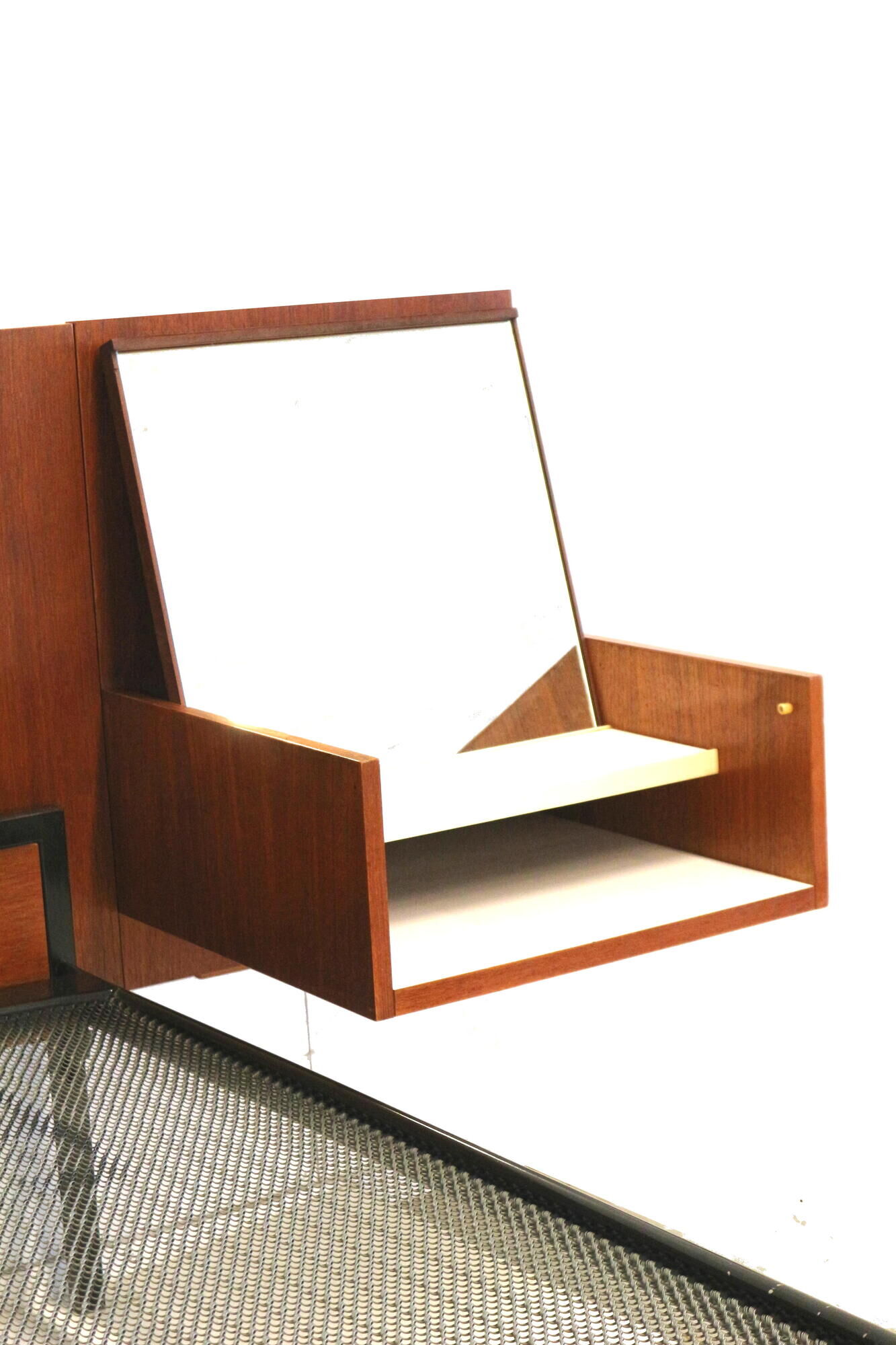 Vintage double bed by Cees Braakman for Pastoe from the Japanese series