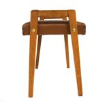 Scandinavian ottoman in skai, Sweden, 1950