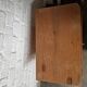 Small vintage Art Deco piece with 3 drawers, curved legs and caps.