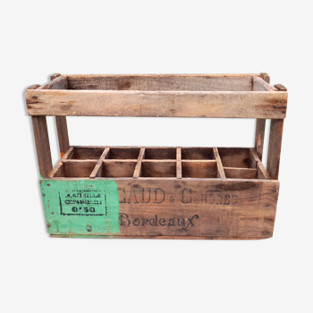 Old Bordeaux bottle box