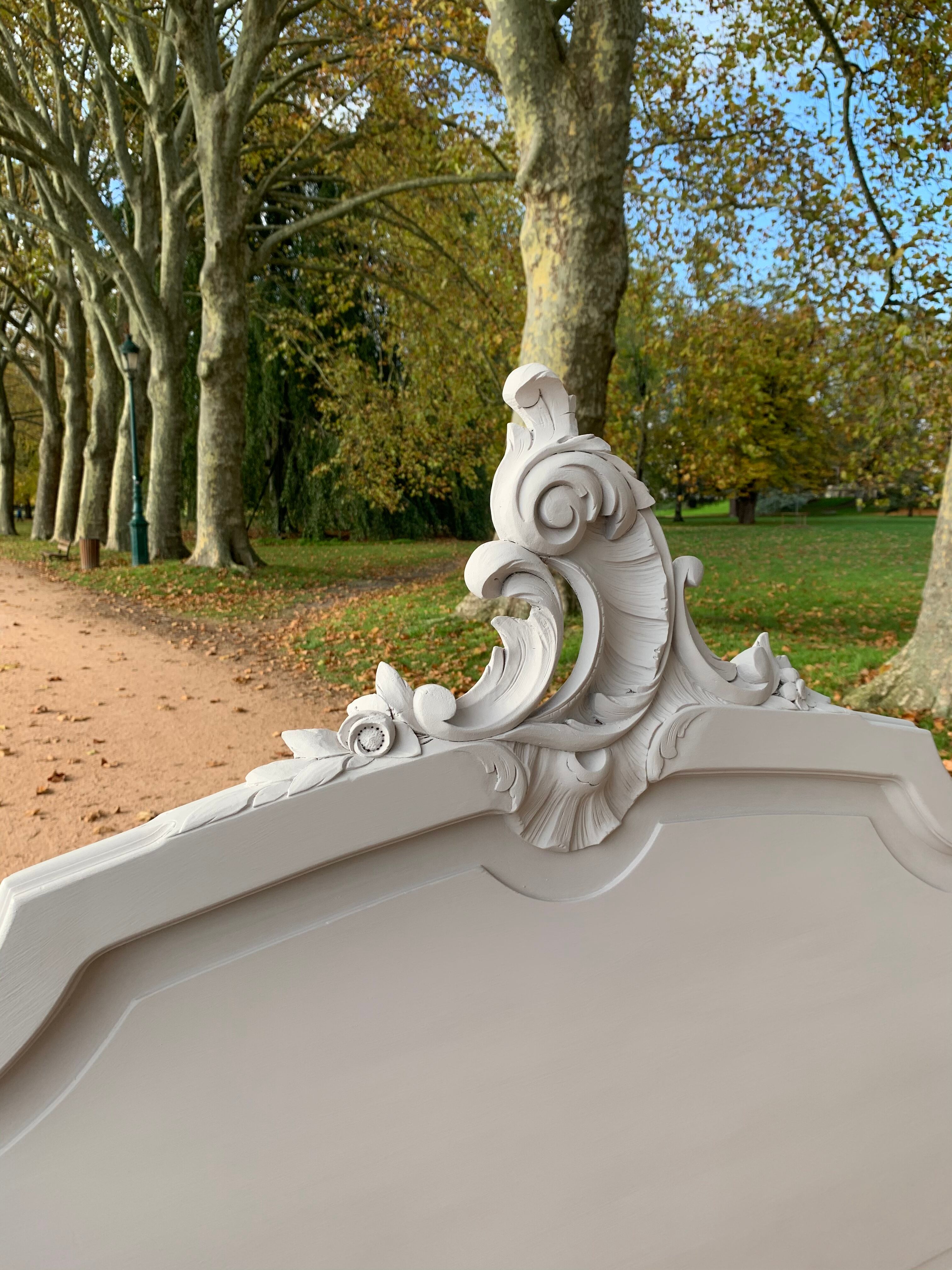 Louis XV style bed head makeover