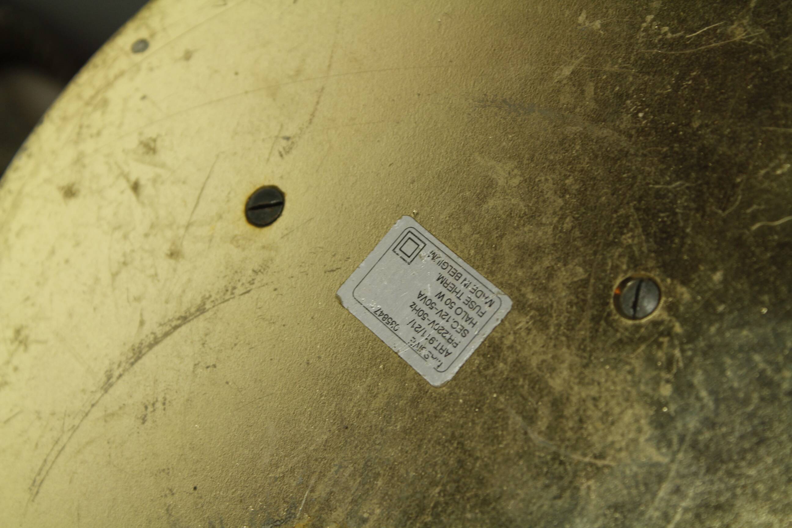 Brass Floor Lamp from Massive, Belgium, 1980s