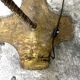gold metal tree floor lamp Italy 1970s