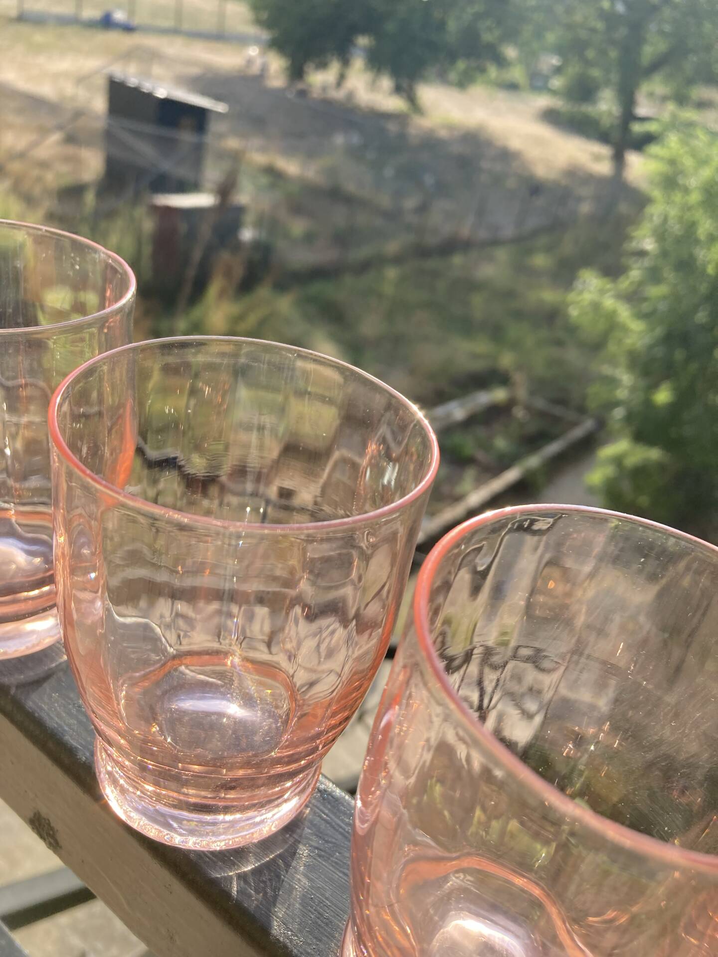 Service of orangeade in antique Rosaline.