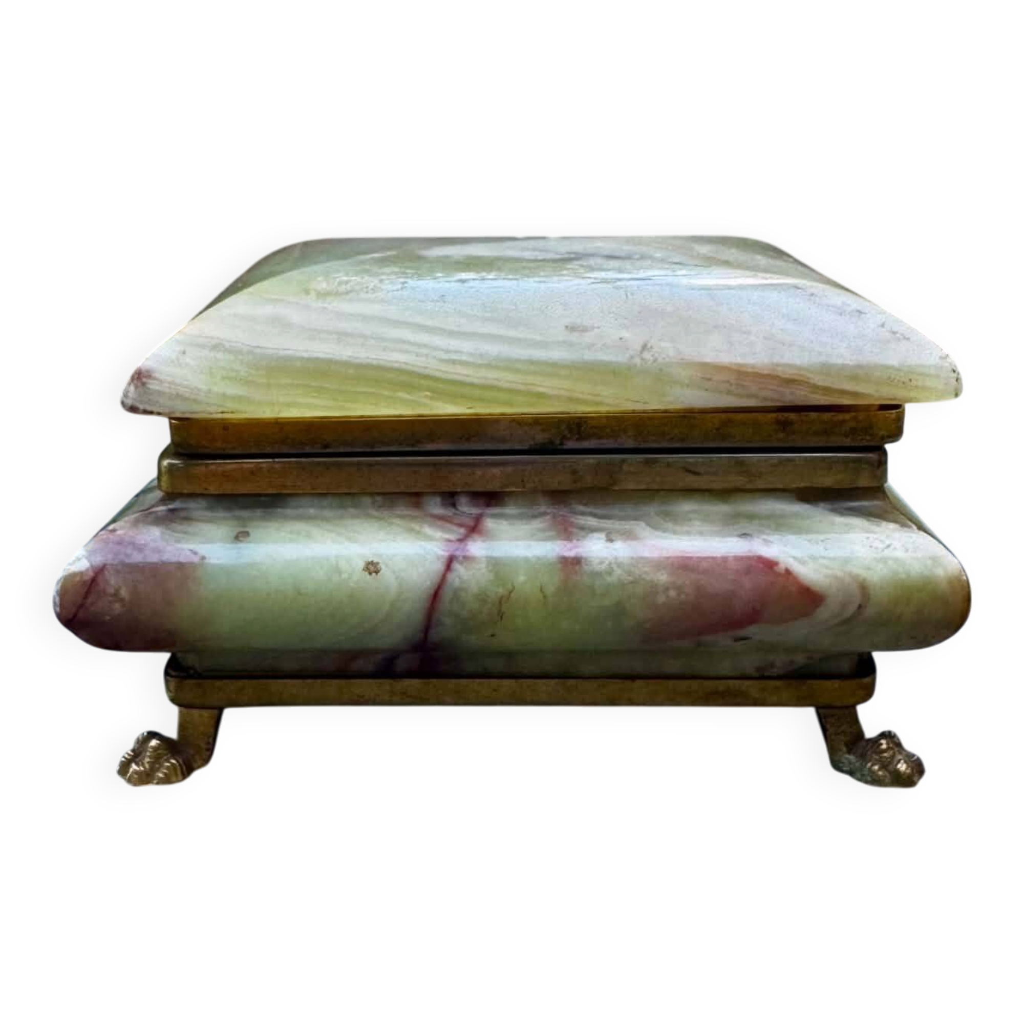 Onyx catchall from Italy, 1960s.