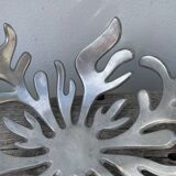 Designer metal fruit bowl