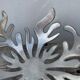 Designer metal fruit bowl
