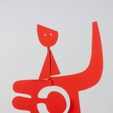 Antonine de Saint Pierre. Red “Anna” sculpture. Contemporary.