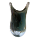 Glass paste vase signed François Le Lonquer (1945-1991) dated 1984