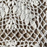 Plaid, crochet blanket 75X150 cm