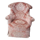 Fauteuil crapaud velours