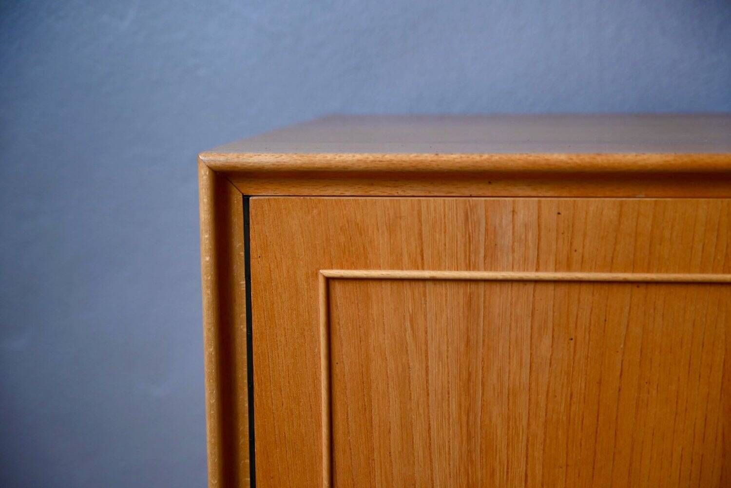 Small Scandinavian buffet from the 50s-60s in light oak.