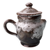 Enameled stoneware coffee pot