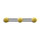Coat rack 3 hooks